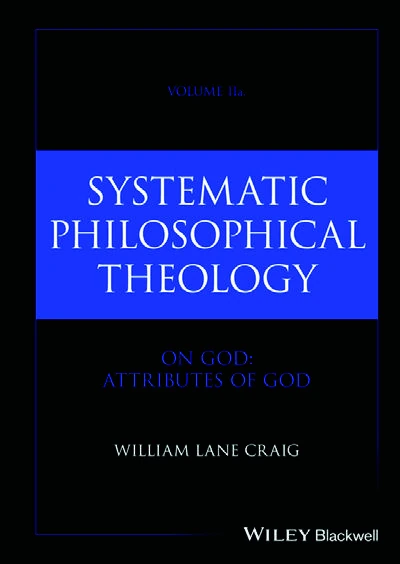 Capa do volume IIa da Systematic Philosophical Theology.